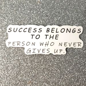 QUOTE WATERPOOF Sticker PROVERB